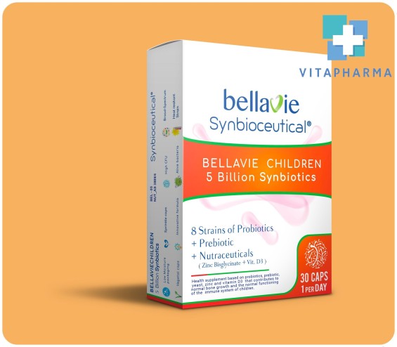 BellaVie CHILDREN – Viên uống bổ sung lợi khuẩn, cải thiện hệ miễn dịch trẻ em (Hộp 30 viên)