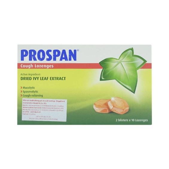 Viên Ngậm Trị Ho Prospan  Hộp 2 Vỉ X 10 Viên