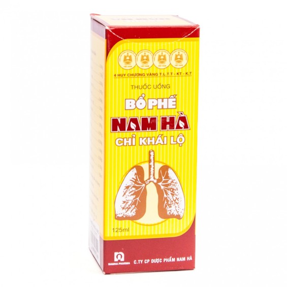 Siro Ho Tiêu Đờm Viêm Phế Quản Bổ Phế Nam Hà Chỉ Khái Lộ - Chai 125ML