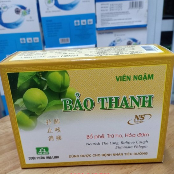 Viên Ngậm Bảo Thanh NS Trị Ho Do Cảm Lạnh, Ho Đờm, Ho Khan (Hộp 20 Vỉ X 5 Viên)