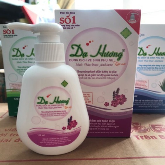 Dung Dịch Vệ Sinh Phụ Nữ Dạ Hương Tím -120 ML Có Vòi