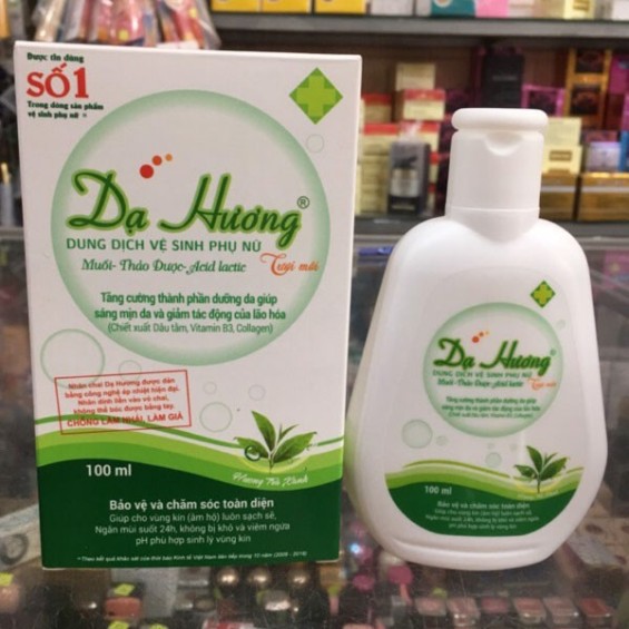 Dung Dịch Vệ Sinh Phụ Nữ Dạ Hương Trà xanh - Chai 100ml