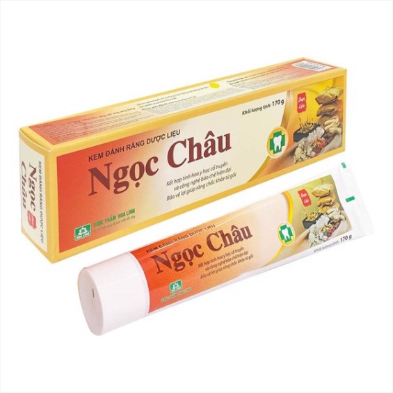 Kem Đánh Răng Dược Liệu Ngọc Châu Tuýp 170g