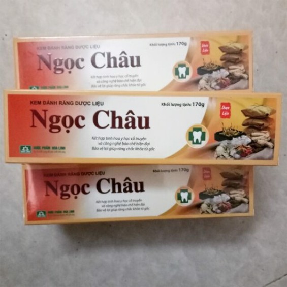 Kem Đánh Răng Dược Liệu Ngọc Châu Tuýp 100g