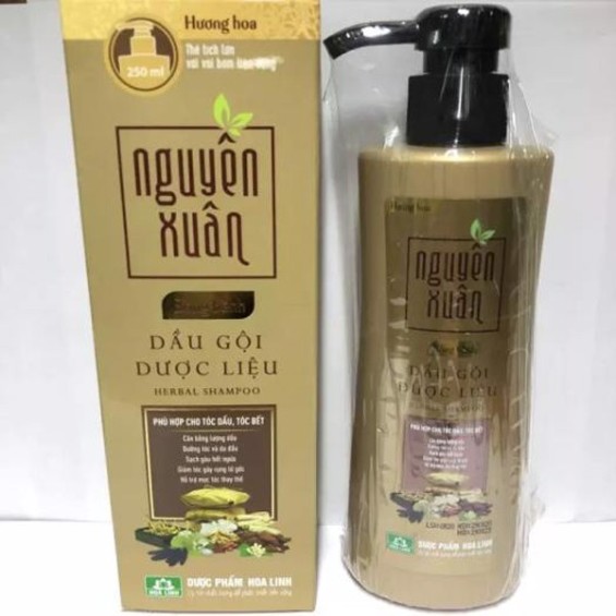 Dầu Gội Dược Liệu Nguyên Xuân Bồng Bềnh Vòi 250ML