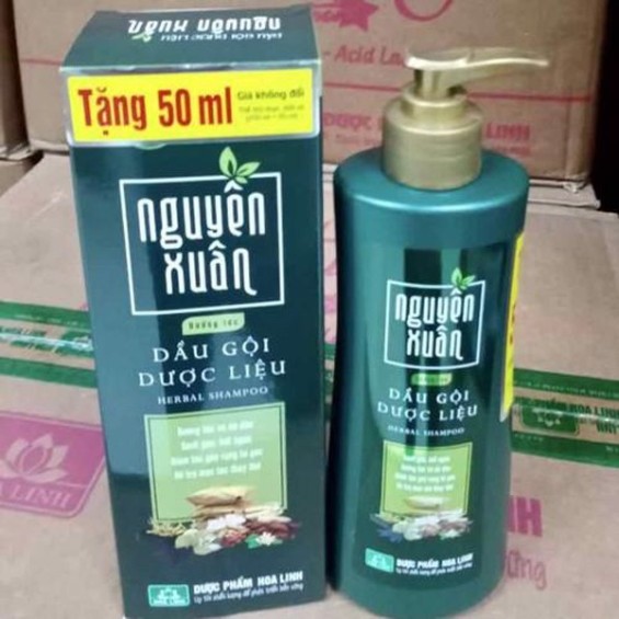 Dầu Gội Dược Liệu Nguyên Xuân Vòi Xanh 350ML