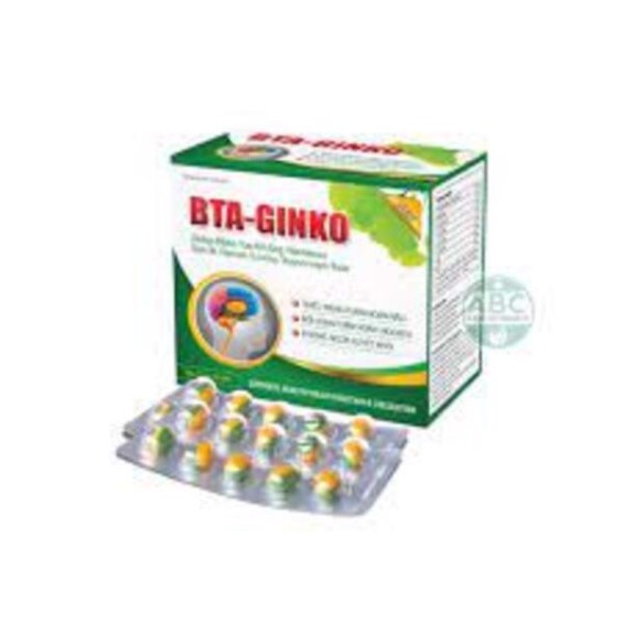 Hỗ Trợ Huyết Áp - An Thần -Tăng Cường Tuần Hoàn Máu Não Euro Ginko Gold - Hộp 10 Vỉ x 10 Viên