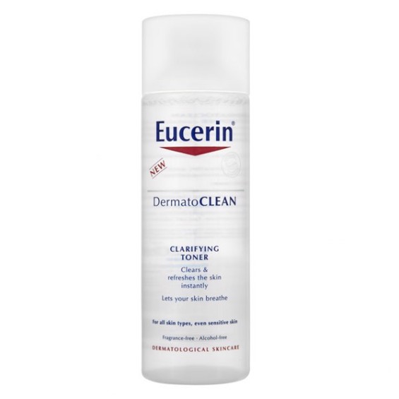 Nước Hoa Hồng Cho Da Nhạy Cảm Eucerin DermatoCLEAN Clarifying Toner Chai 200ml