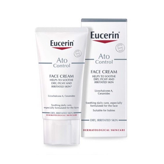 Kem Dưỡng Da Mặt Dành Cho Da Khô Eucerin AtoControl Face Cream Tuýp 50ml