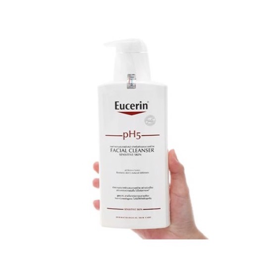 Sữa Rửa Mặt Dành Cho Da Nhạy Cảm Eucerin pH5 Facial Cleanser Chai 100ml