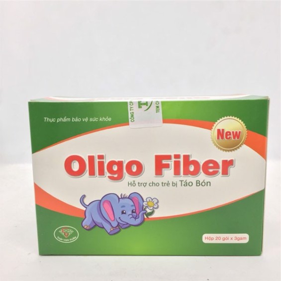 Thực Phẩm Bảo Vệ Sức Khỏe Oligo Fiber Bổ Sung Chất Xơ Hộp 20 gói x 3g