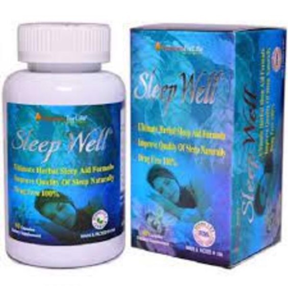 Sleep Well- Viên Uống Hỗ Trợ Giấc Ngủ Tự Nhiên- Hộp 60 Viên