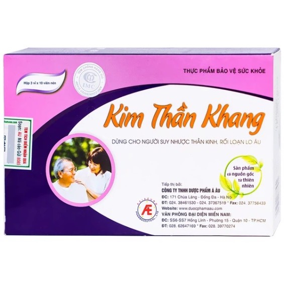 Viên Uống  Bảo Vệ Sức Khỏe Kim Thần Khang Hộp 30 Viên