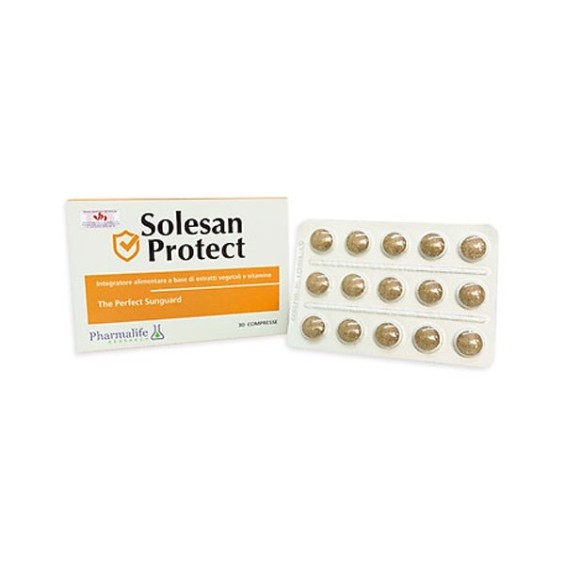 Viên Uống Hỗ Trợ Chống Nắng Và Làm Sáng Da Solesan Protect Pharmalife - Hộp 30 Viên