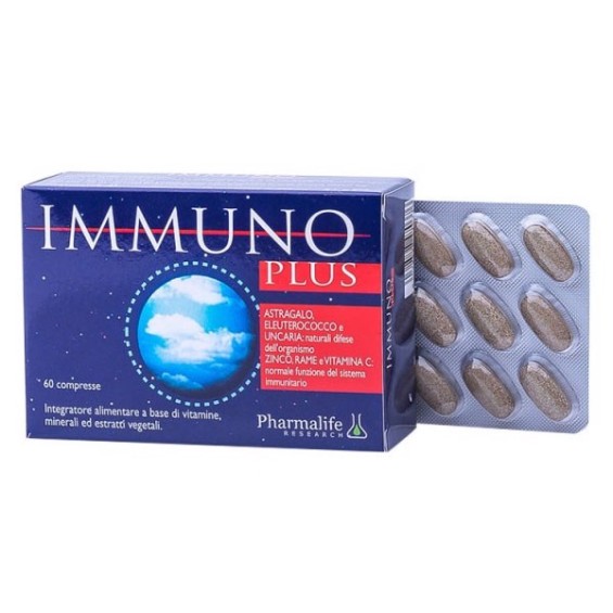 Viên Uống Pharmalife Immuno Plus Tăng Cường Sức Đề Kháng Hộp 60 Viên