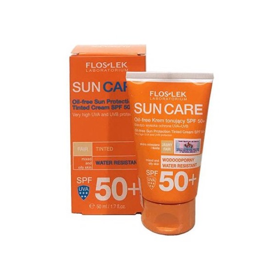 Kem Chống Nắng Bảo Vệ Da Floslek Oil Free Sun Protection Tineted Scream Spf 50+ 50ml