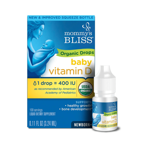 Organic Drops Momy's Bliss - Bổ Sung Vitamin D3 Vitamin D cho bé 3.24ml