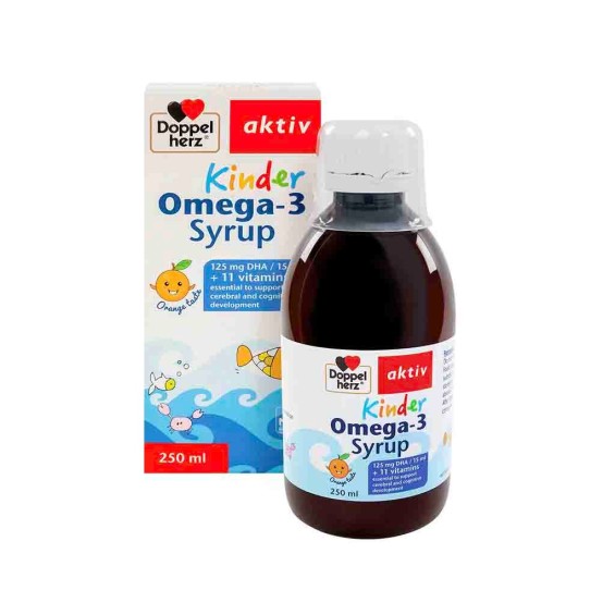 Siro Tăng Cường Trí Não Cho Bé Kinder Omega-3 - Chai  250ml