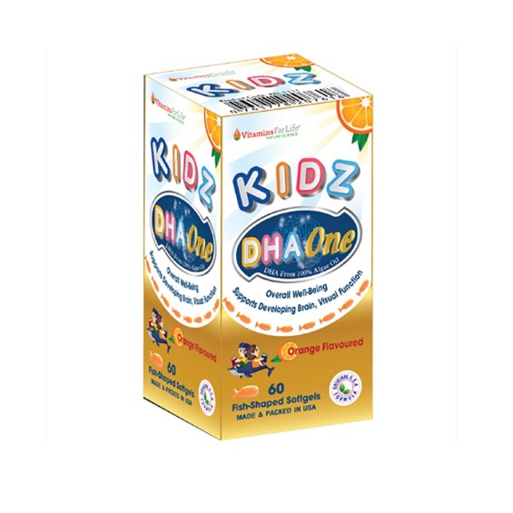 Kidz DHA One Vitamin For Life - Viên Uống Bổ Sung DHA Cho Trẻ- Hộp 60 Viên