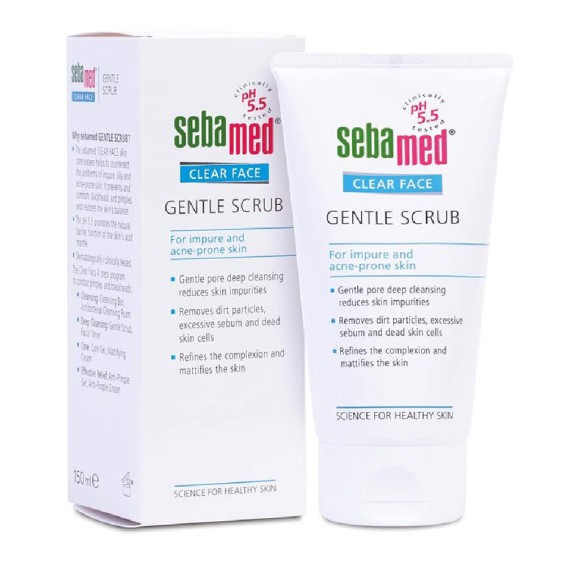 Kem Tẩy Tế Bào Chết Dành Cho Da Dầu Mụn Sebamed pH5.5 (150ml)