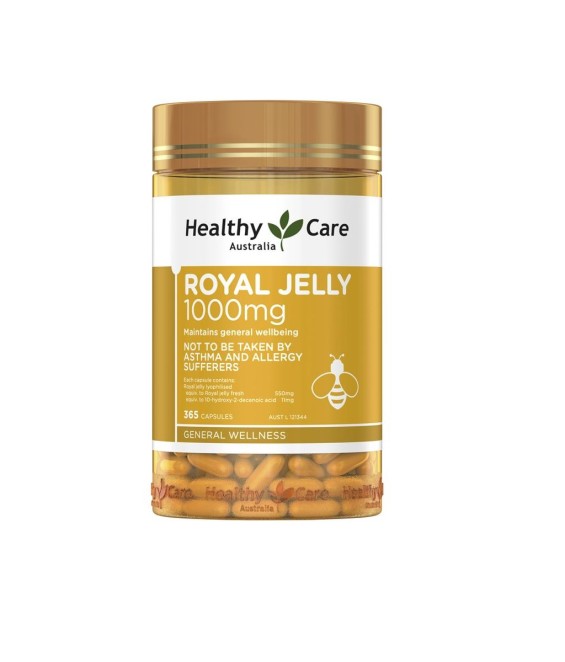 Viên Uống Sữa Ong Chúa Healthy Care Royal Jelly 1000mg