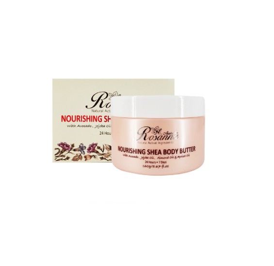 Bơ Dưỡng Thể Toàn Thân Chiết Xuất Quả Bơ - Rosanna Nourishing Shea Body Butter (160gr)