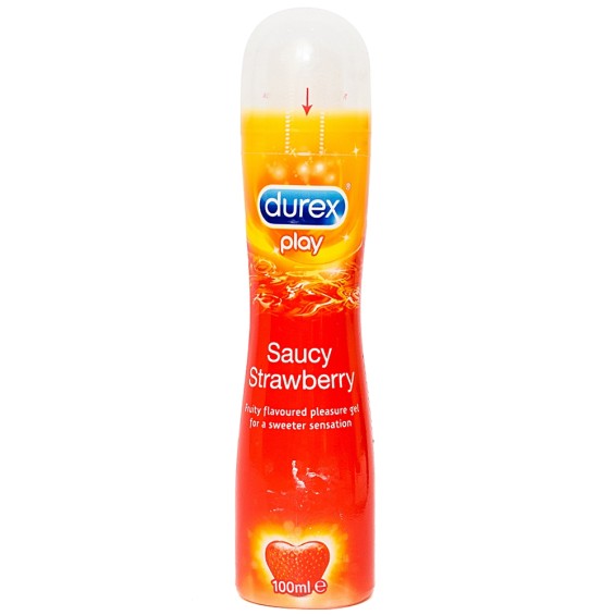 Gel Bôi Trơn Durex Play Saucy Strawberry Tăng Độ Ẩm 100Ml