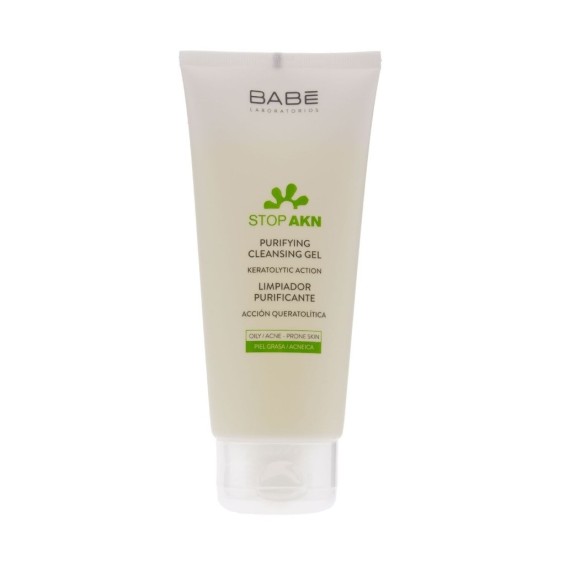 BaBe Stop Akn - Purifying Cleansing Gel 200ml Gel Rửa Mặt Dịu Nhẹ Dành Cho Da Dầu Mụn