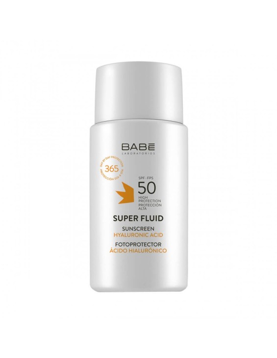 BaBe Stop Akn - Super Fluid Sunscreen SPF 50 Kem Chống Nắng Phổ Rộng Dưỡng Ẩm 50ml