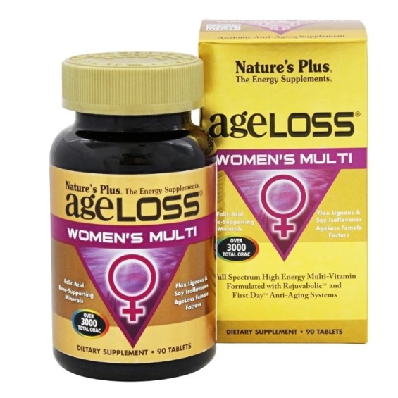 Ageloss Women's Multi Trẻ Hóa Toàn Bộ Cơ Thể Nữ Giới - Hộp 90 Viên