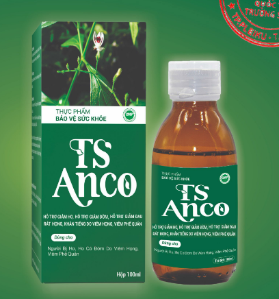 Tăng Cường Hệ Miễn Dịch  Giảm Ho Bổ Phế Siro TS ANCO Trường Sinh Chai 200ml