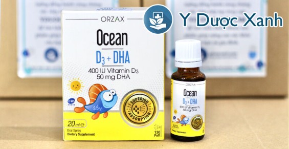 Bổ sung D3 và DHA Cho Trẻ Ocean D3+DHA – Lọ 20ml