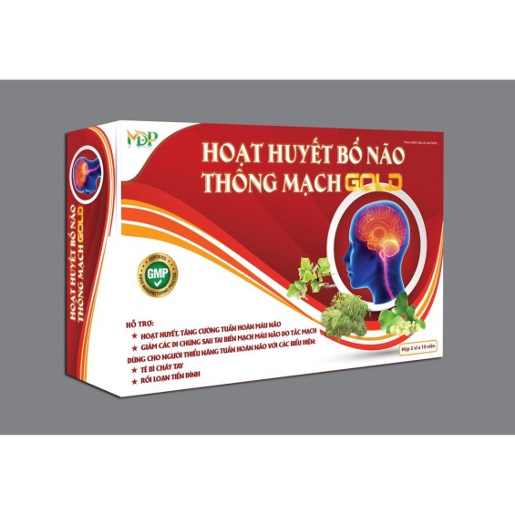 Hoạt Huyết Bổ Não Thông Mạch Hộp 30 Viên