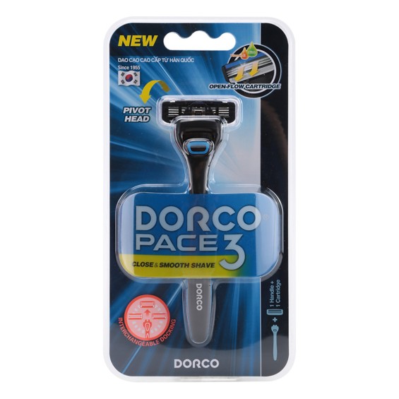 Dao Cạo 3 Lưỡi Doroco Pace 3 Cross Hàn Quốc