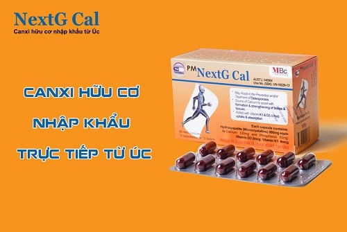 Hỗ Trợ Điều Trị Loãng Xương Thiếu Canxi NextG Cal Hộp 5 vỉ x 12 viên