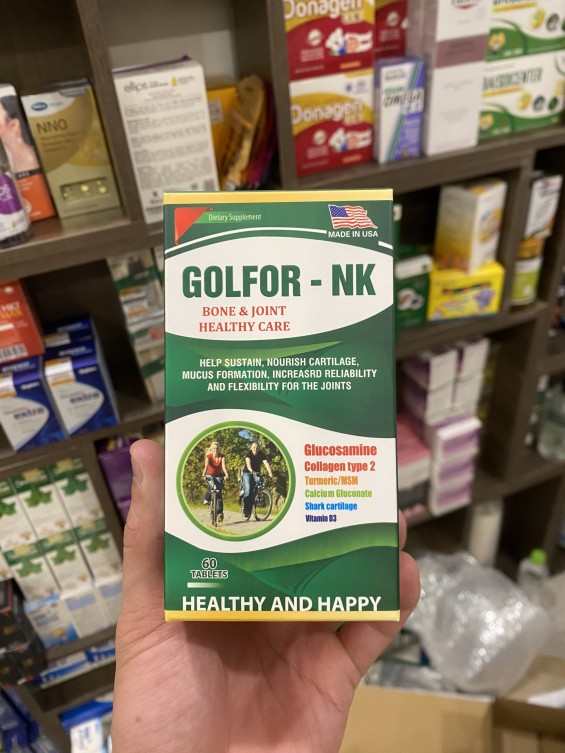 Viên Bổ Khớp Golfor-NK Bone & Jont Health Care hộp 60 viên New