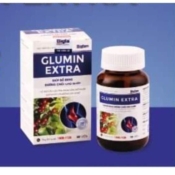 Glumin Extra Bigfam - Bổ sung dưỡng chất cho khớp, hỗ trợ làm trơn khớp giúp khớp vận động linh hoạt - hộp 30 viên