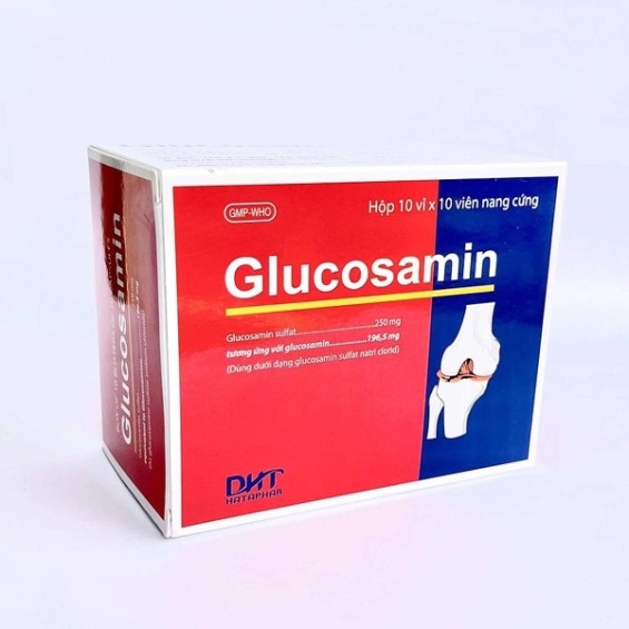 Viên Uống Glucosamin 250mg -Giúp Khớp Chắc Khỏe- Hà Tây (Hộp 10 vỉ x 10 viên)