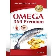 Viên Dầu Cá Omega 369 Premium Hỗ Trợ Cải Thiện Thị Lực Hộp 60 Viên