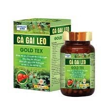 Viên Thảo Dược Cà Gai Leo Gold Tex Bổ gan, Giải Độc Gan Chai 50 viên- Xanh